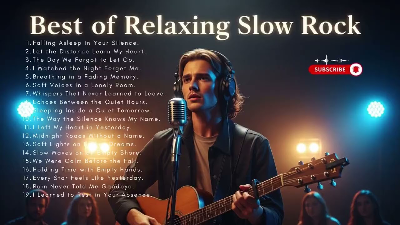 Soft Rock Emotional Journey – Calm Acoustic and Slow Rock Mix for Mind Relaxation