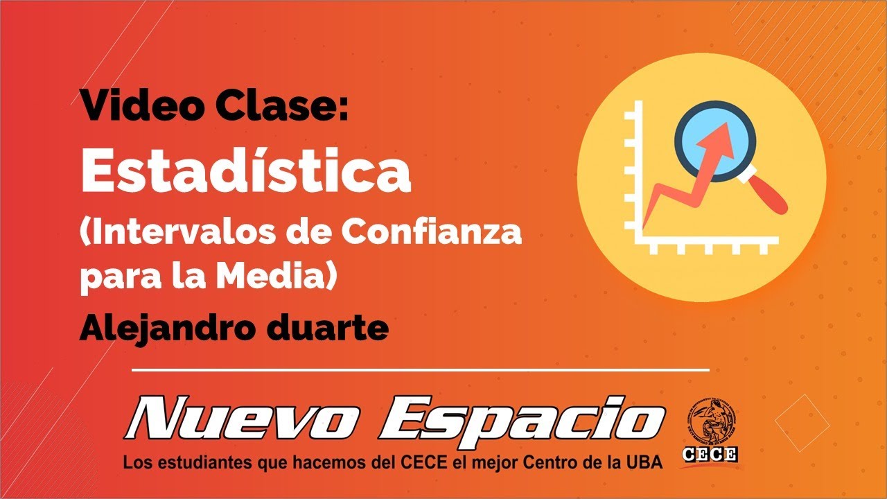 Estadística. Intervalos de Confianza para la Media. Alejandro Duarte