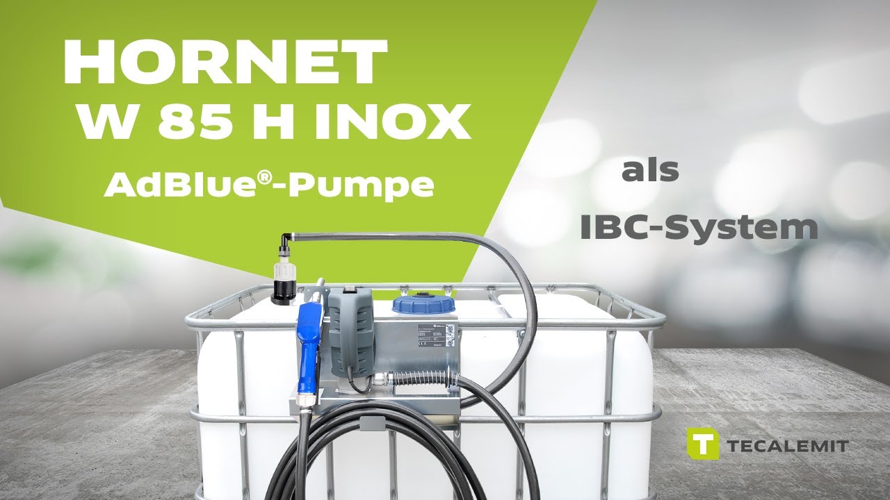 TECALEMIT Harnstoffpumpe HORNET W 85 H INOX IBC Kompaktpumpensystem (Tanksystem) | Tutorial