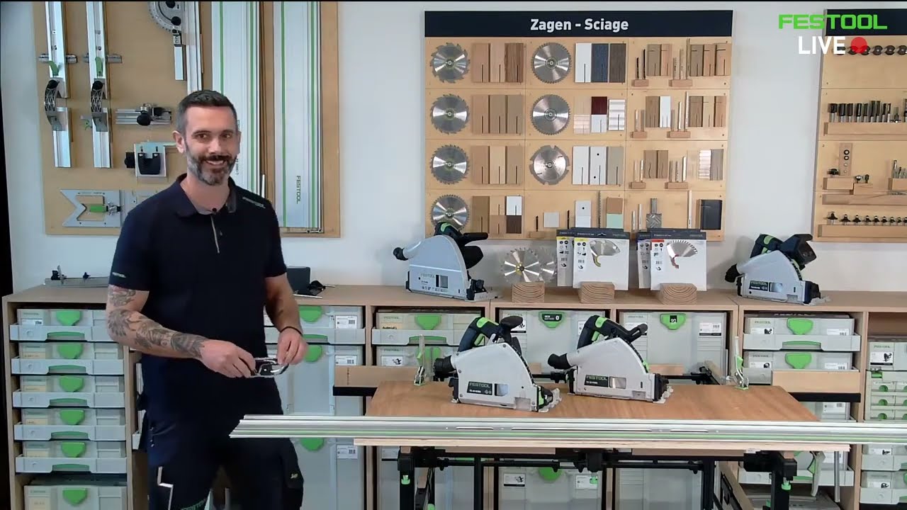 Festool LIVE🔴 [FR] | La nouvelle scie plongeante TS 60 K