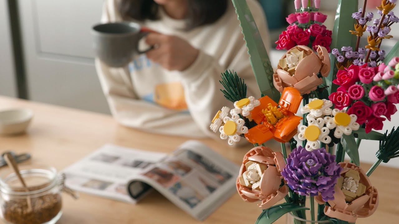 레고 꽃다발 10280┃👩&zwj;🦱으른들의 장난감을 넘어선 레고 홈테리어💐LEGO 플라워 부케