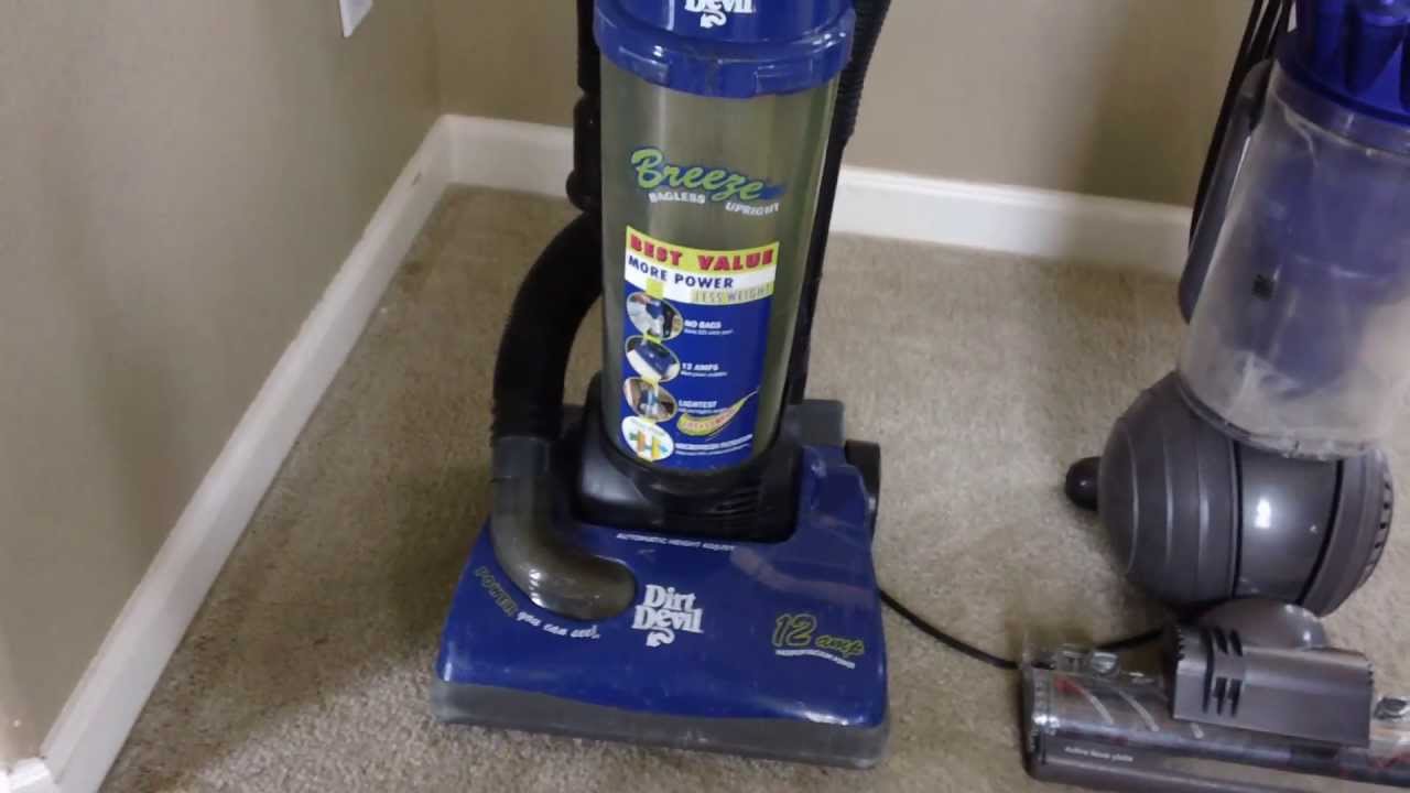 Dyson DC41 Vacuum VS Old Dirt Devil Breeze