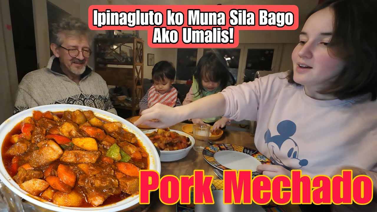 Pinag-luto ko Muna Sila ng Pinoy Pork Mechado bago umalis,Masarap daw Na Malungkot kasi aalis na ako