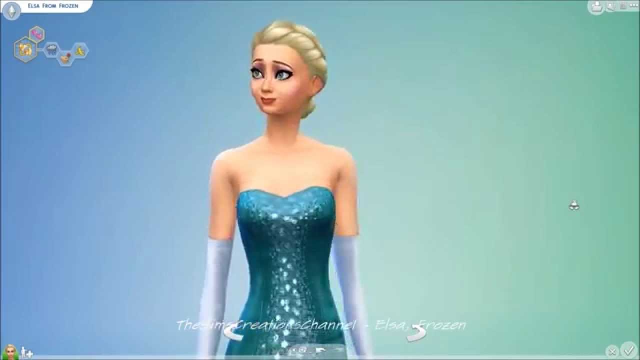 The Sims 4 - Creating ELSA - FROZEN