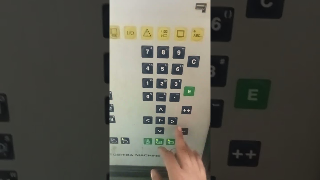 Lnc injection moulding machine plc display