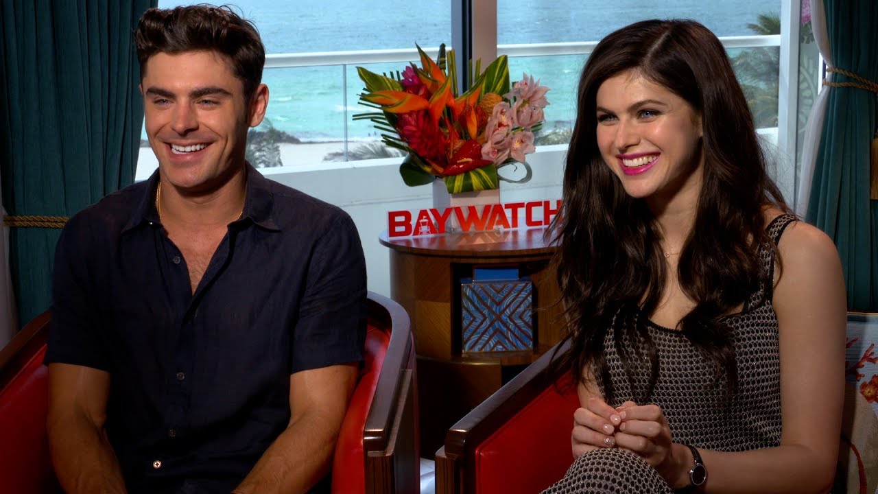 Interview with Zac Efron and Alexandra Daddario for Baywatch