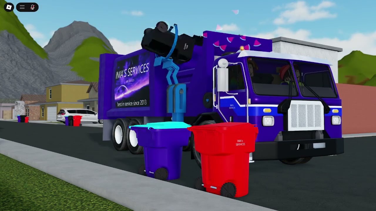 Brand New IMA's Services Peterbilt 520 New Way Sidewinder on Trash