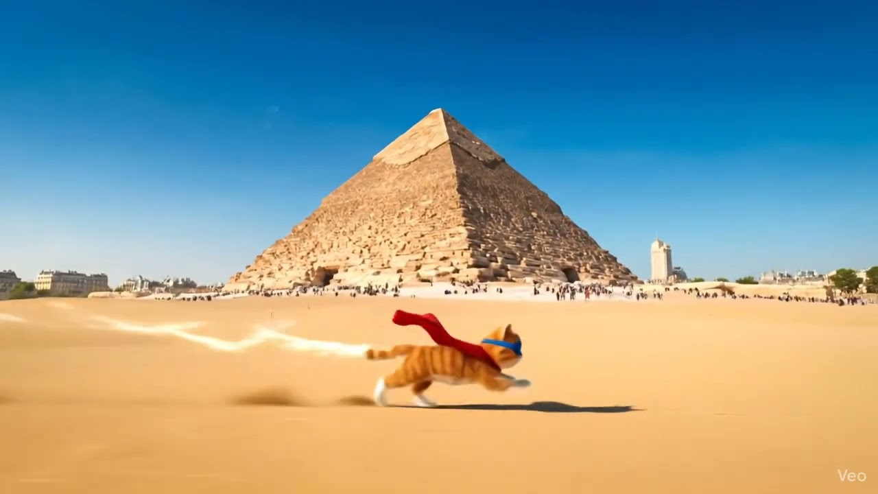 Super Cat Runs Super Fast