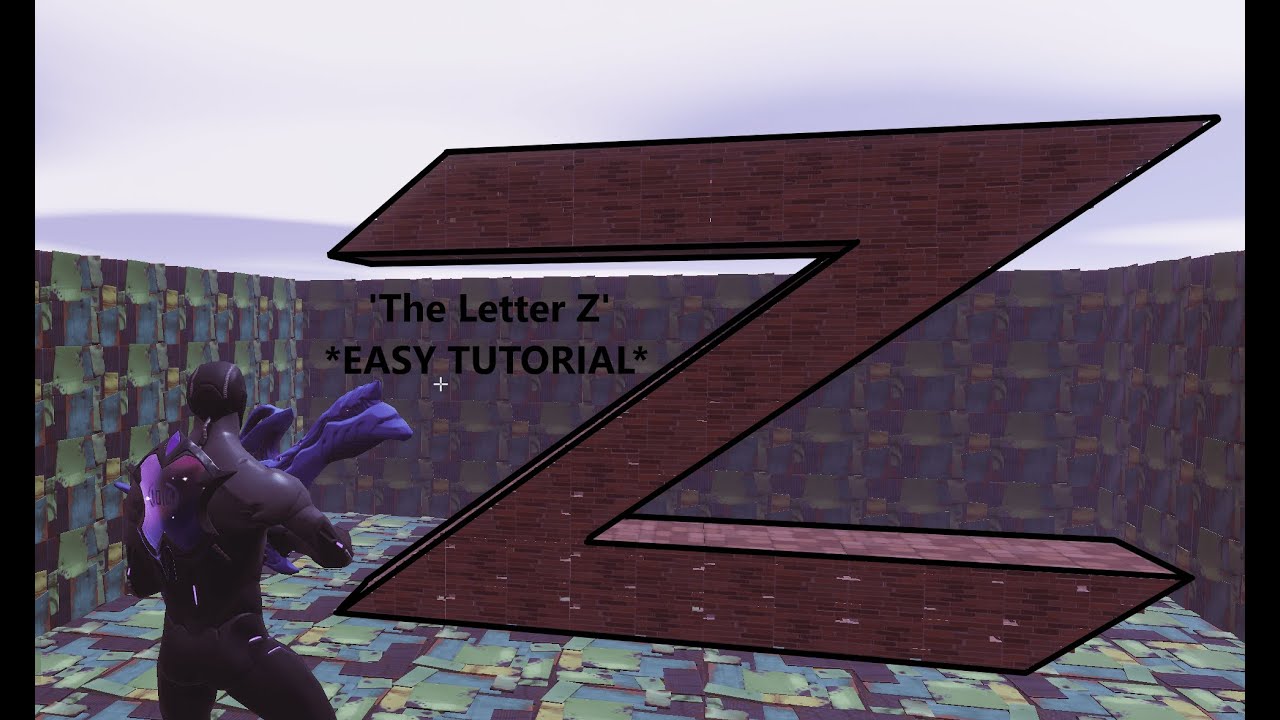 How To Build The Letter Z In Fortnite Save The World! *EASY TUTORIAL*