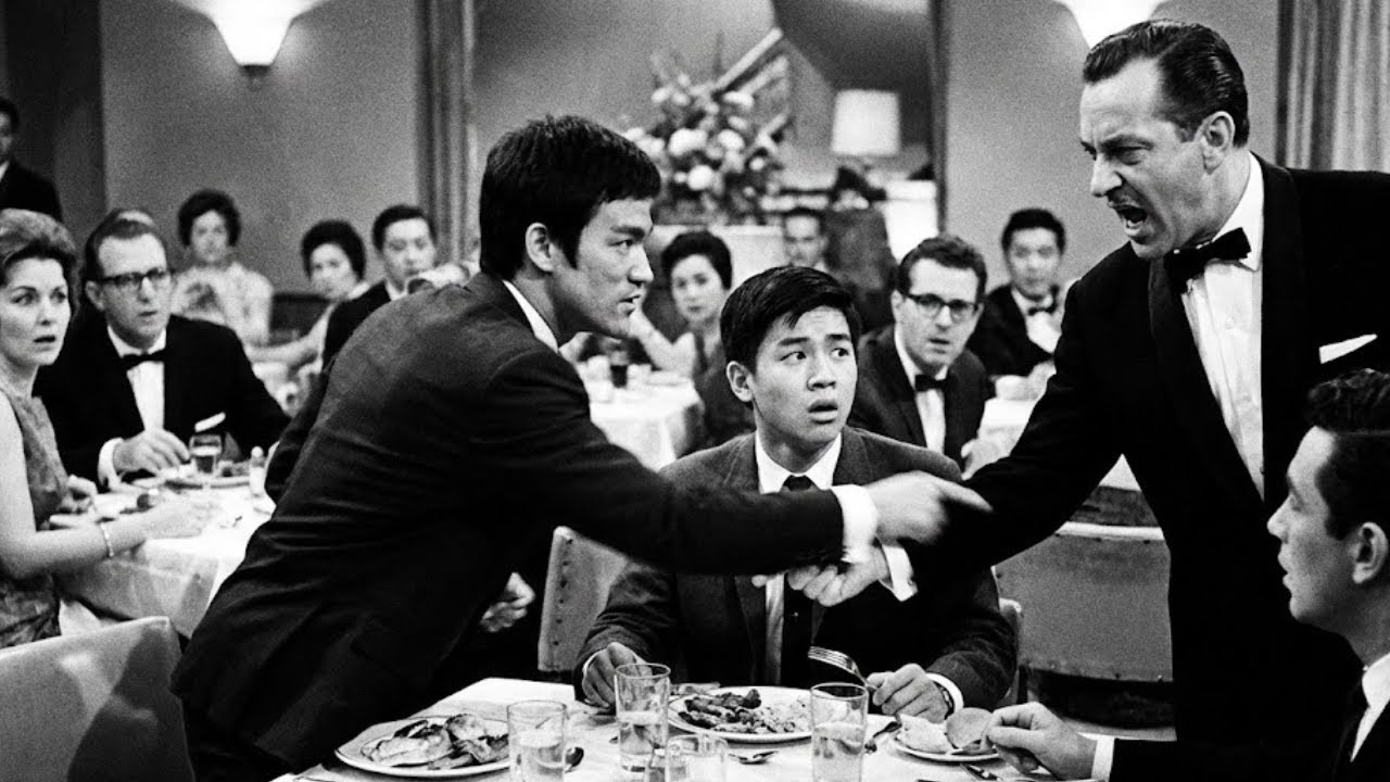 Bruce Lee at Lunch When WAITER Insulted His Student — His Move in 5 Secs Changed Lives