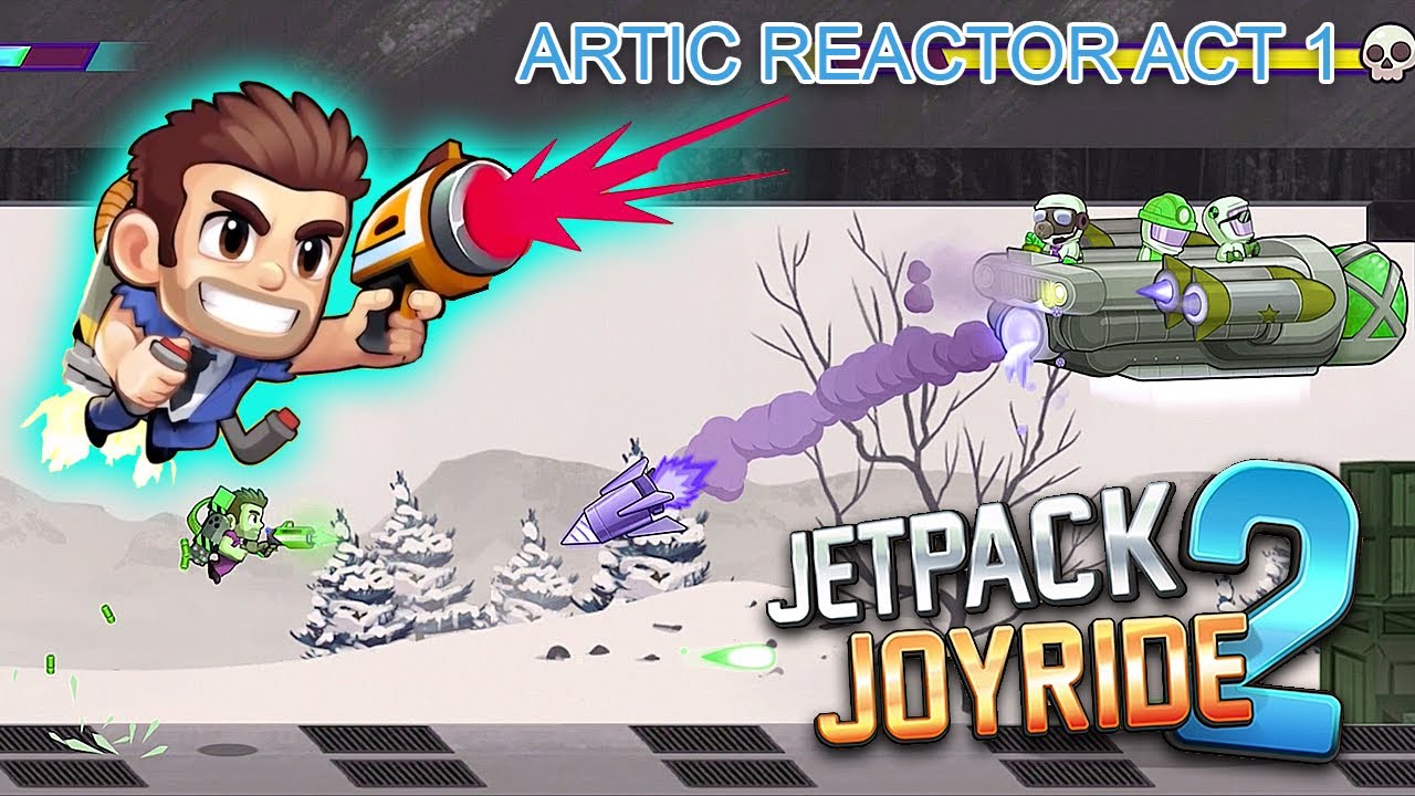 Jetpack Joyride ‪2 - ARTIC REACTOR ACT 1 - iOS / Android Gameplay
