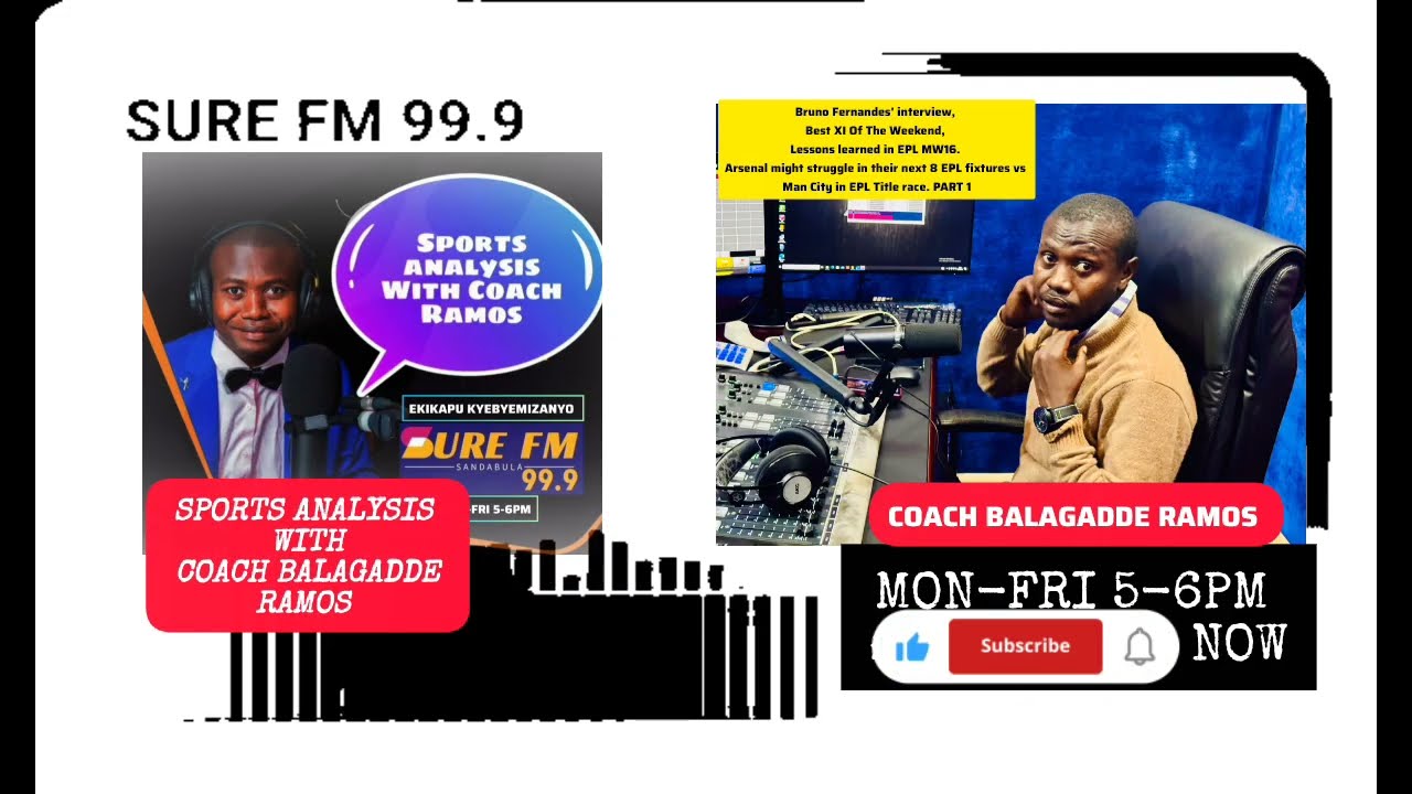 AFCON2025 Preparation | Uganda vs Tunisia LIVE,Best XI Of Wkd,Mbappe vs PSG,Bruno Fernandes Utd saga