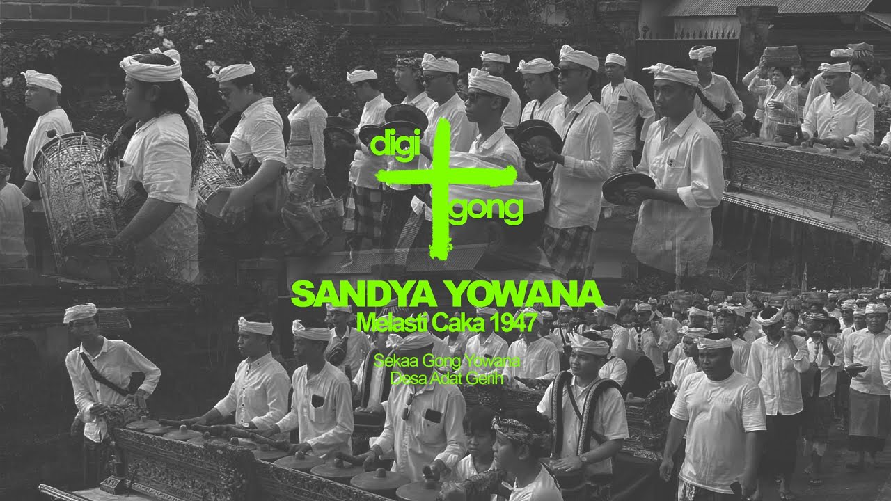 TABUH BALEGANJUR - SANDYA YOWANA (MELASTI CAKA 1947)