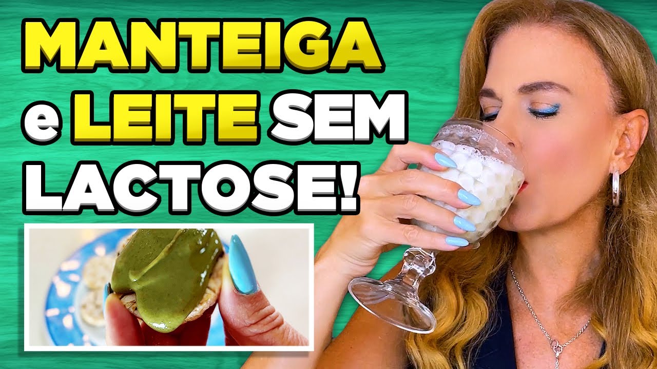 RECEITA de LEITE e MANTEIGA SEM LACTOSE e SEM CASEINA com 1 INGREDIENTE | Carina Palatnik