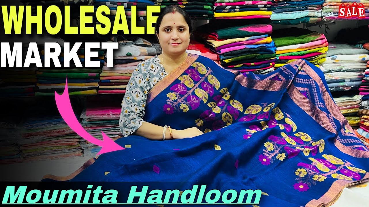 Moumita Handloom Best Saree Collection/Jamdani/Resham/Linen/mul cotton - manufacturing in santipur❤️