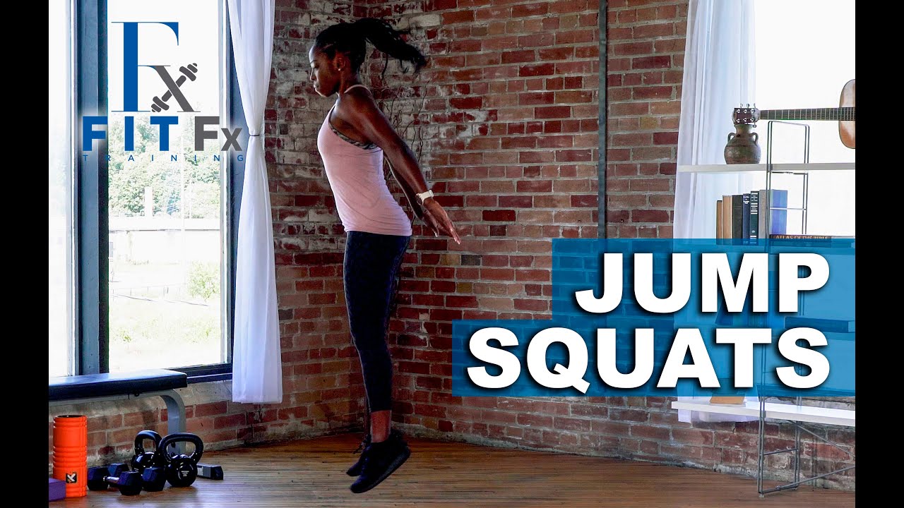 Jump Squats Tutorial | Build Strength & Power In Your Legs! Great Bodyweight Cardio Exercise