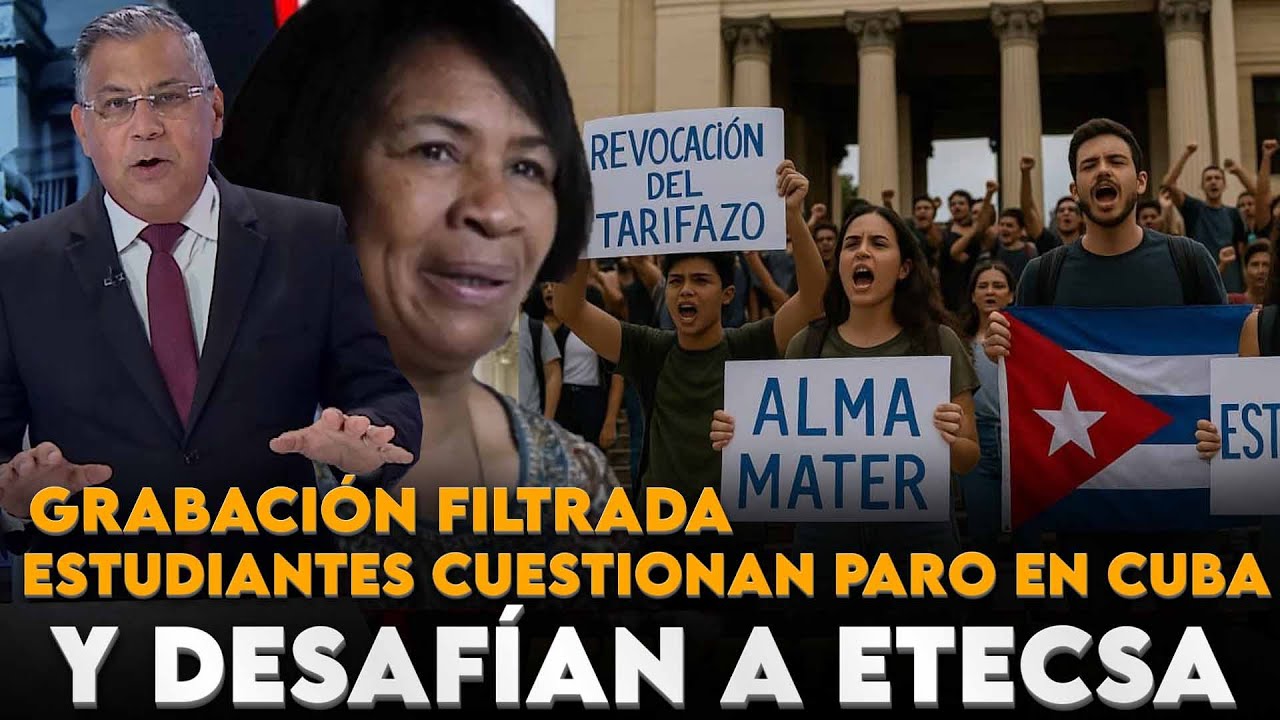 Grabación filtrada: estudiantes cuestionan paro y desafían a ETECSA