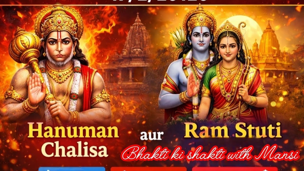 Hanuman Chalisa | Ram Stuti | Shri Ram Bhakti | Powerful Bhajan | Morning Prayer