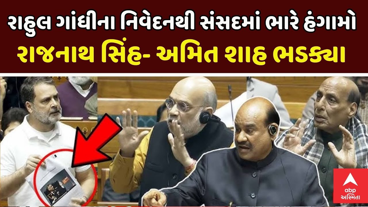 Ruckus erupts in Lok Sabha | સંસદમાં રાહુલ ગાંધી એવું તો શું બોલ્યા કે રાજનાથ સિંહ- અમિત શાહ ભડક્યા?