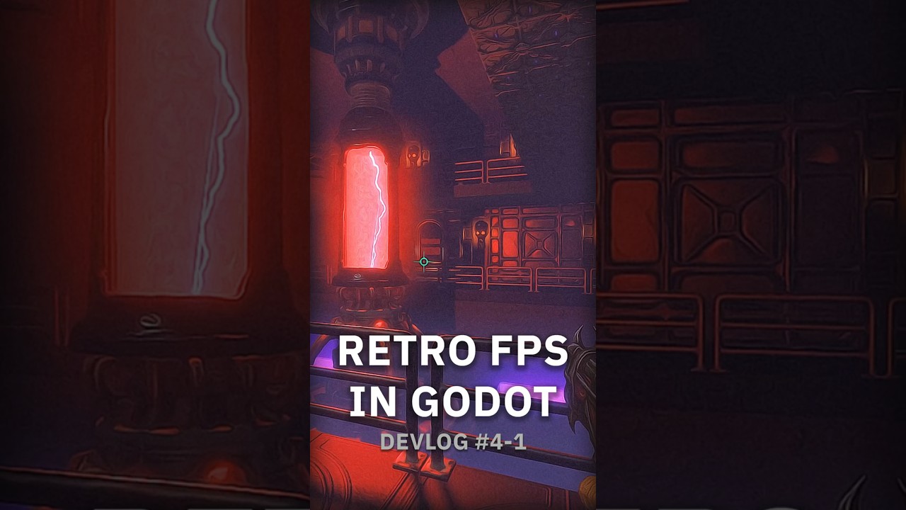 Generator hall chaos &mdash; retro FPS #retrofps #boomershooter #shorts