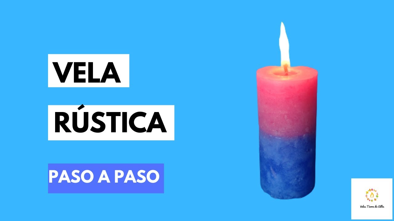 DIY 👉COMO HACER UNA VELA AROMATICA CON 2 COLORES MUY FACIL