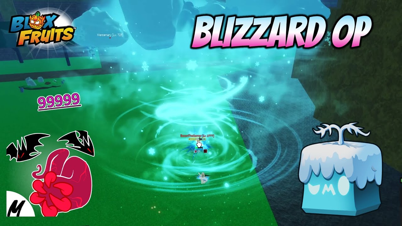 КОМБО BLIZZARD СТРАШНО В BLOX FRUITS