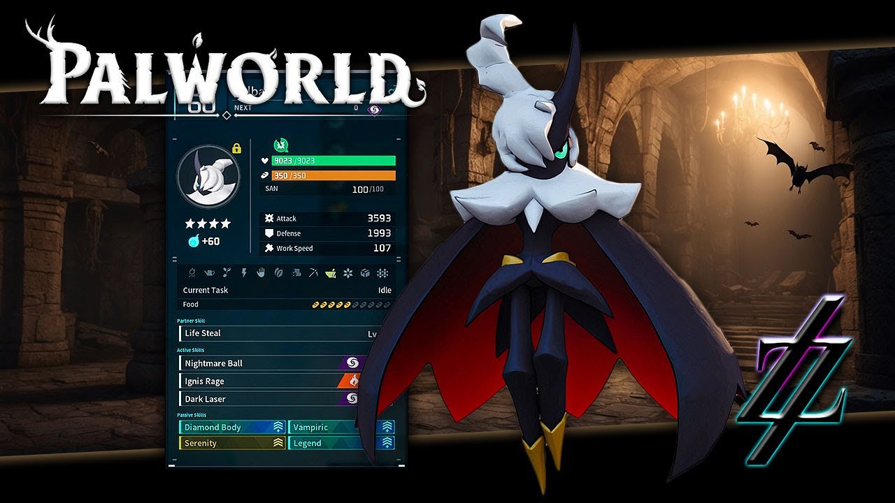 Felbat Vampire Build Test Against Bjorn & Bastigor: Palworld