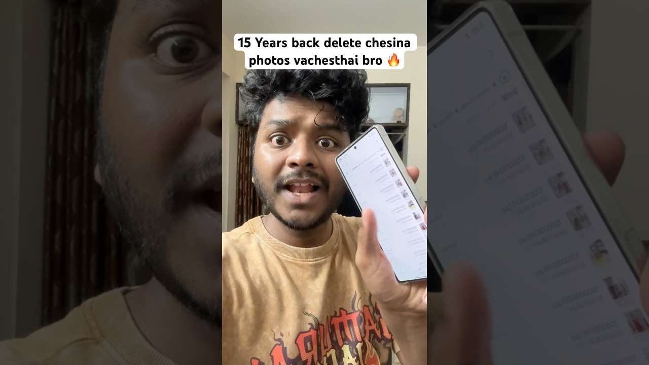 15 Years back delete chesina photos vachesthai bro 🔥| Unbelievable Photo Recovery Trick 📱#shorts