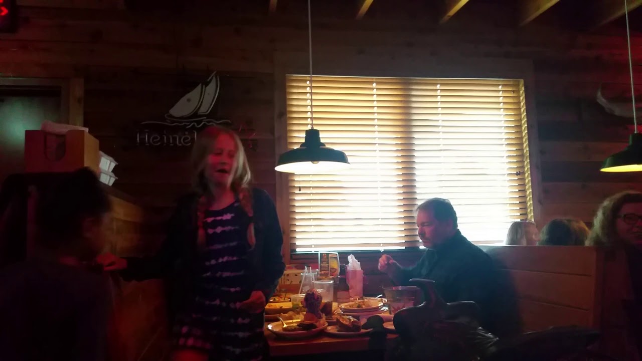 Cali 11th birthday at Texas Roadhouse