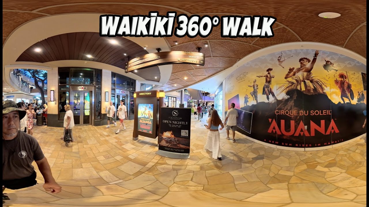 Virtual 360 Waikiki Kalakaua Ave, International Market Place, Surf N Turf Tacos November 3, 2026