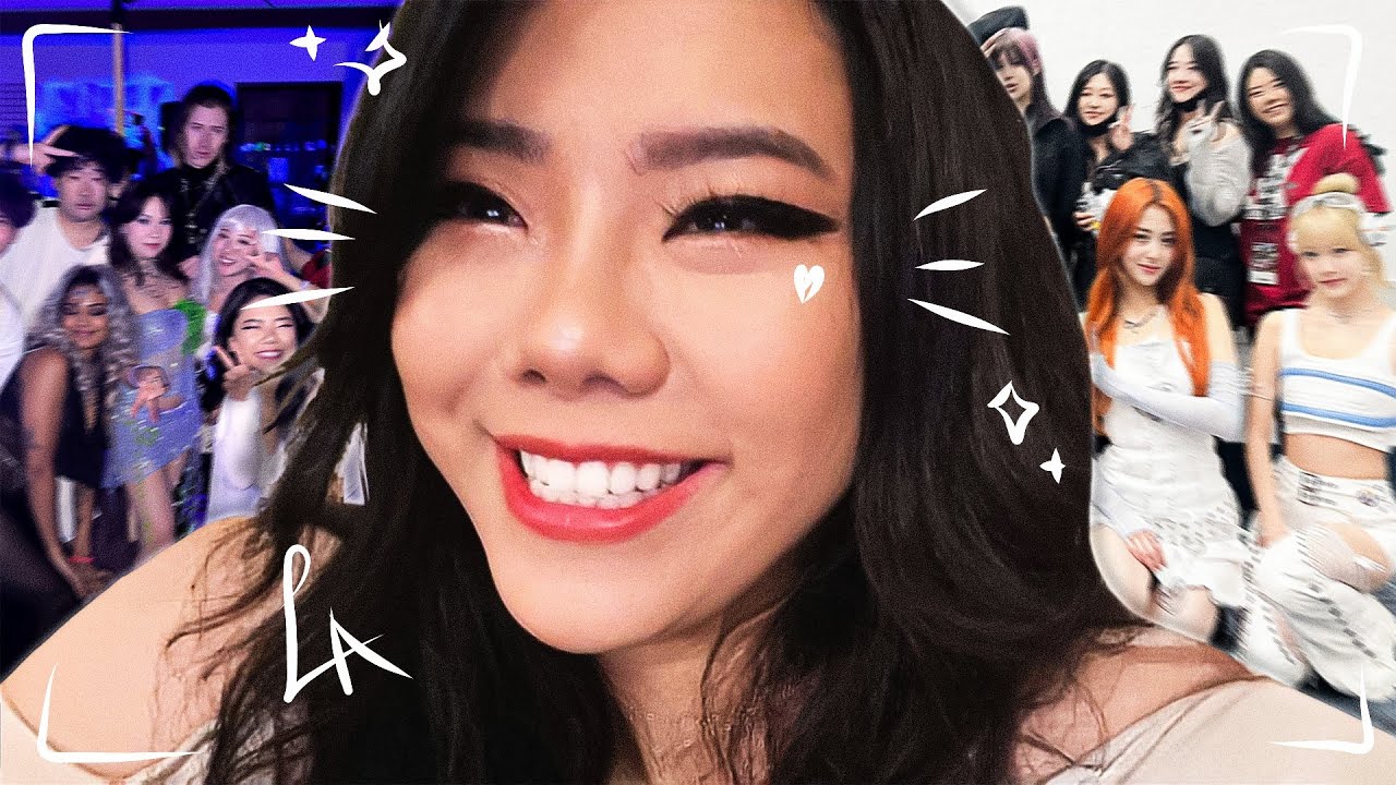 Meeting LE SSERAFIM, Disneyland with OfflineTV and more! | LA VLOG