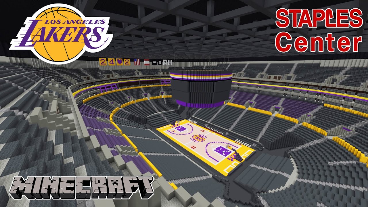 MINECRAFT | STAPLES CENTER | THE HOME OF LOS ANGELES LAKERS | NBA ARENAS