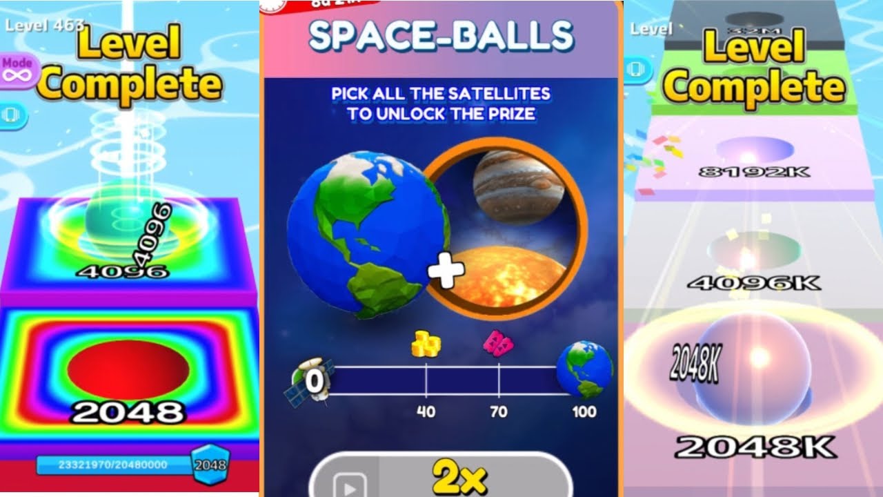 2048 | Ball Run 2048 vs Going Balls vs Ball Run Infinity #cutiepie22yt
