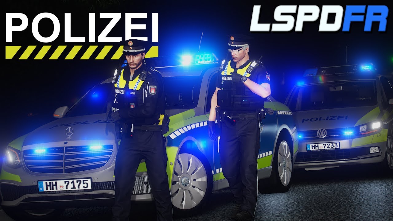 NACHTSTREIFE mit der POLIZEI HAMBURG! | GTA 5 LSPDFR (Deutsch)