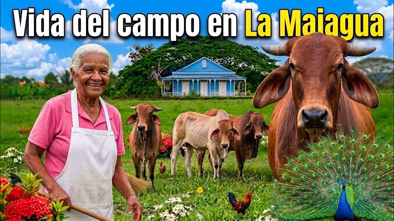 Un campo lejano en las montañas de RD con un río y una vista increíble. Final inesperado. 