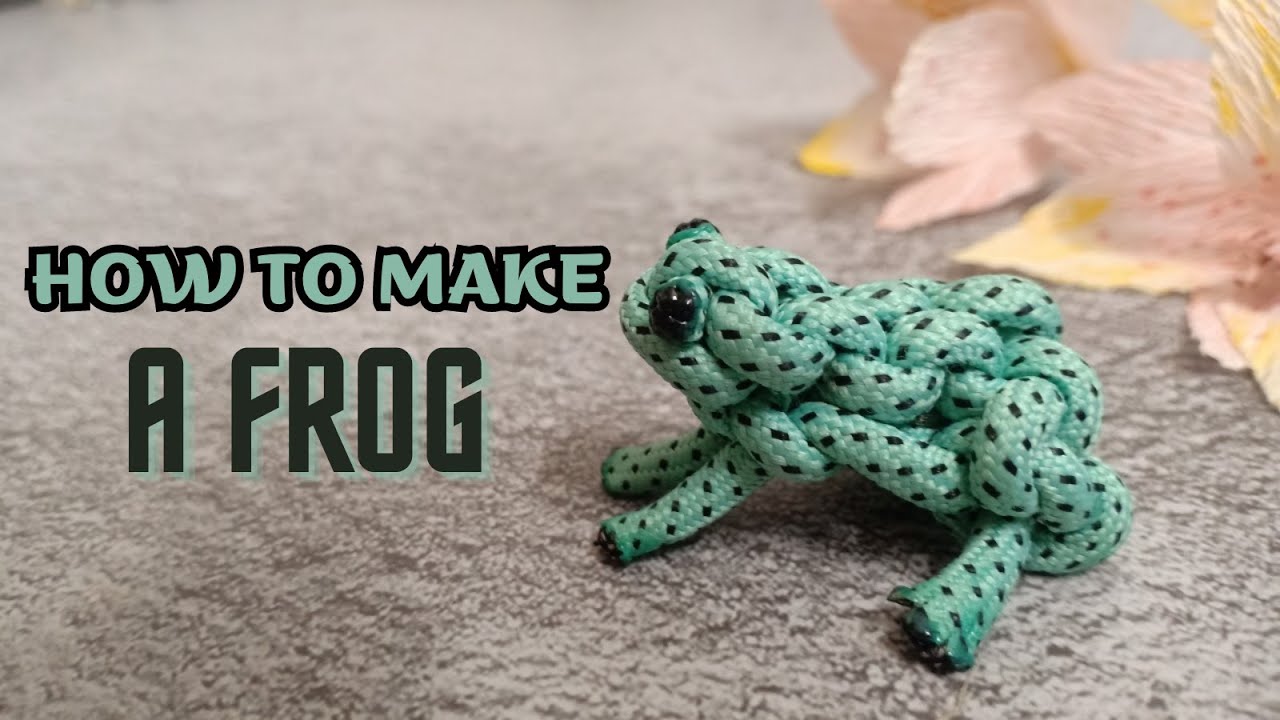 Make a FROG Paracord Keychain | Paracord Tutorial | DIY