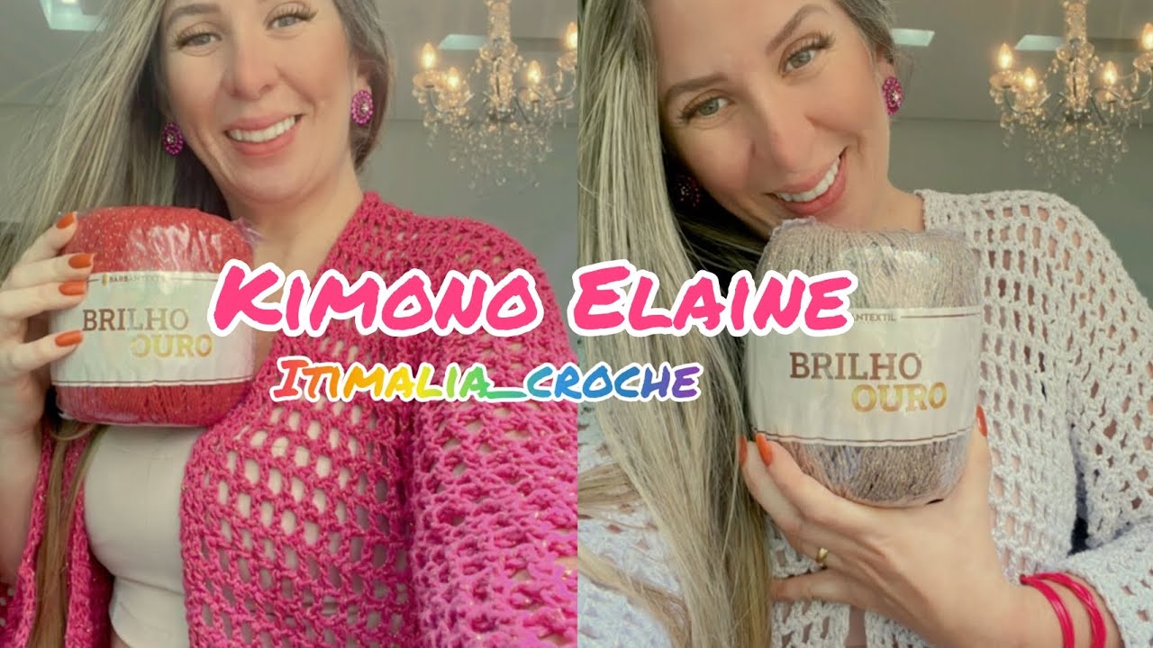 Kimono Elaine - passo a passo fácil 😉❤️