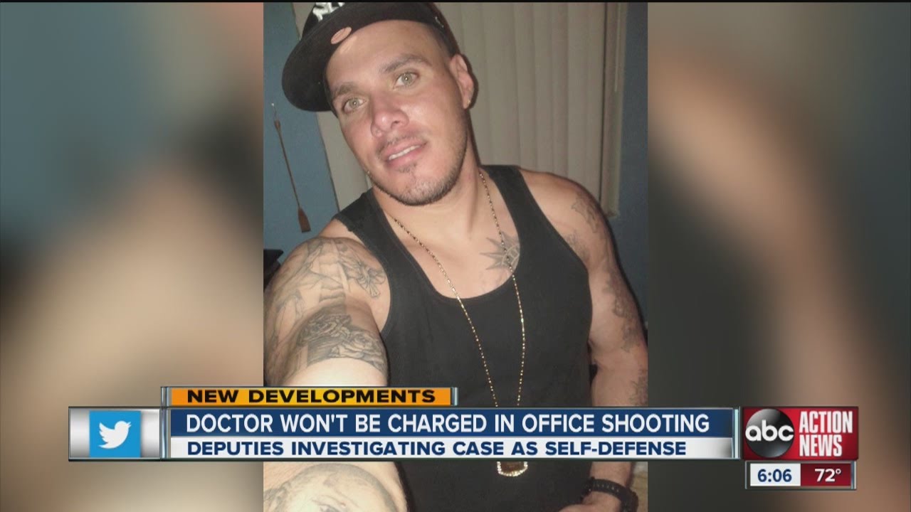 Pasco County chiropractor won't face charges for shooting