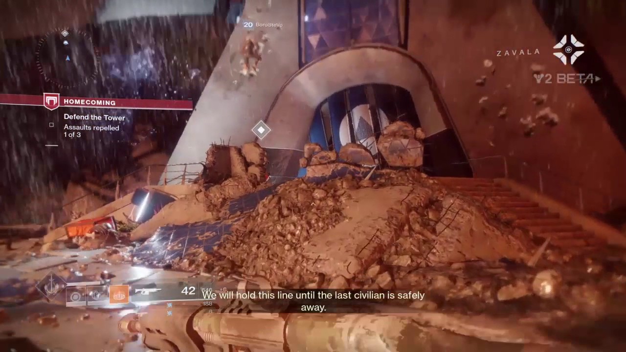 Destiny2 Beta Opening Mission
