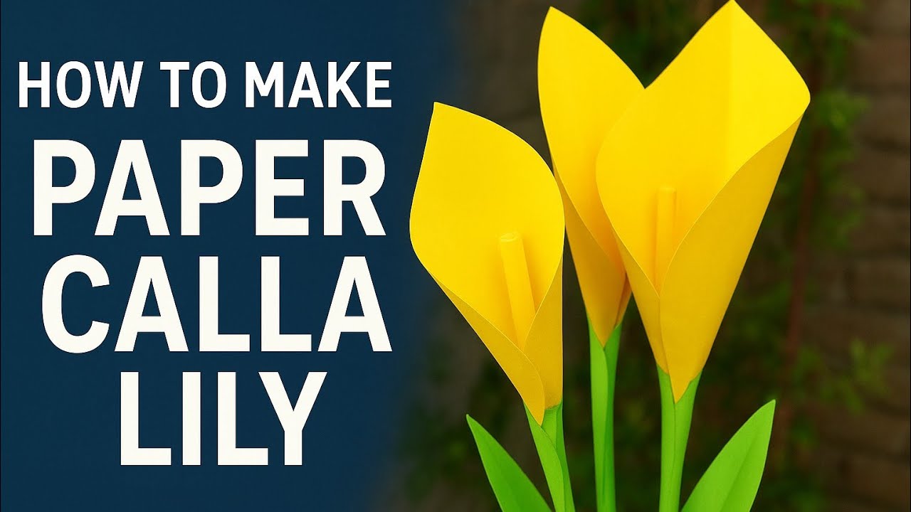 How to Make Easy Paper Flower 