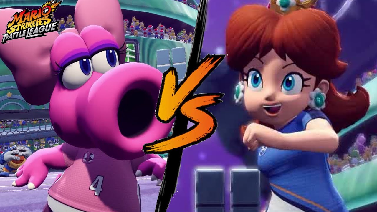Mario Strikers Battle League #25 - Birdo vs Daisy (Planetoid)