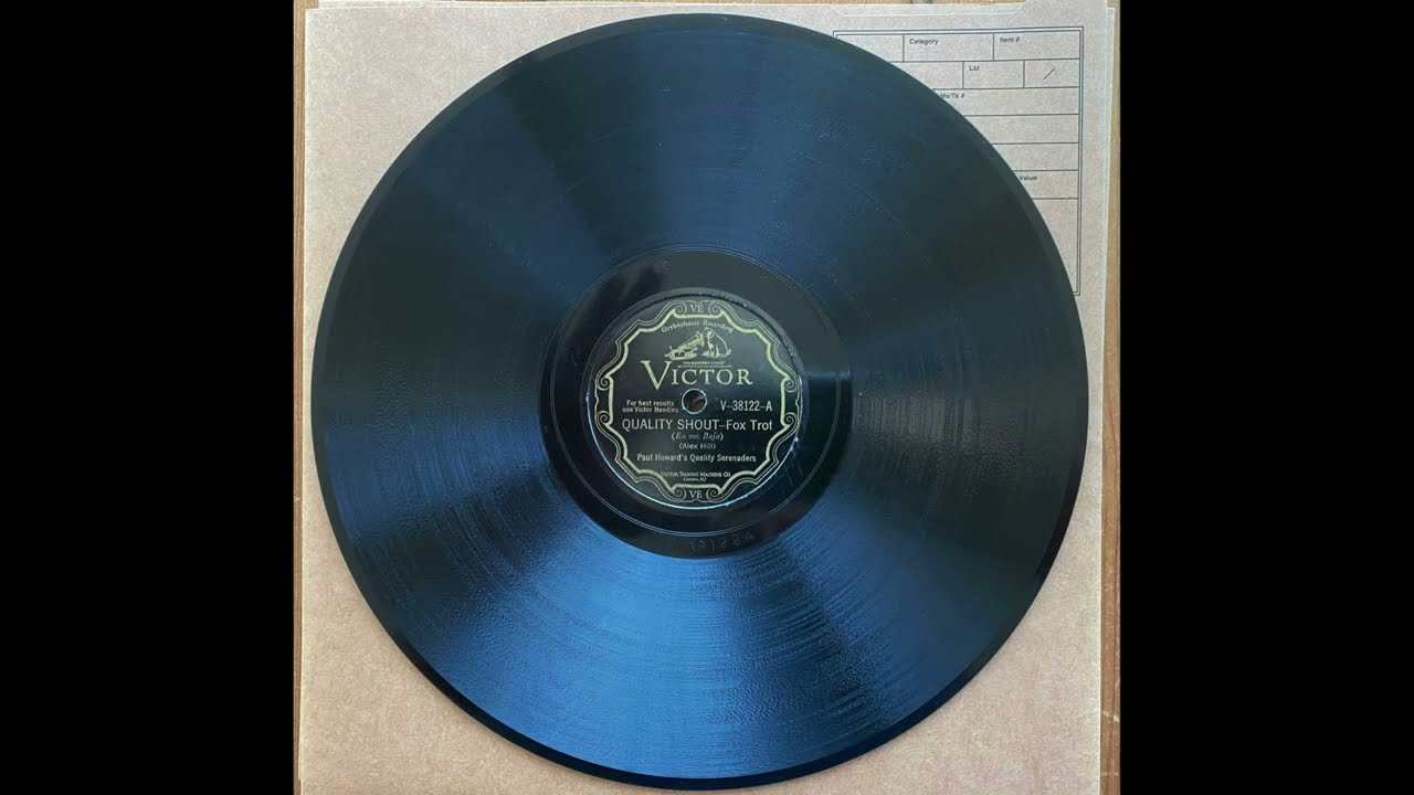 Quality Shout - Paul Howard's Quality Serenaders (1929) (arr. by Alex Hill & Lawrence Brown)