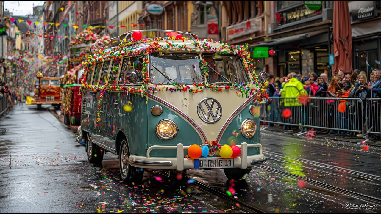 Karneval in Köln: Kölsche Stimmung nonstop 🎺🎭 | Oldtimer & Autoparade-Vibes (1:30h)