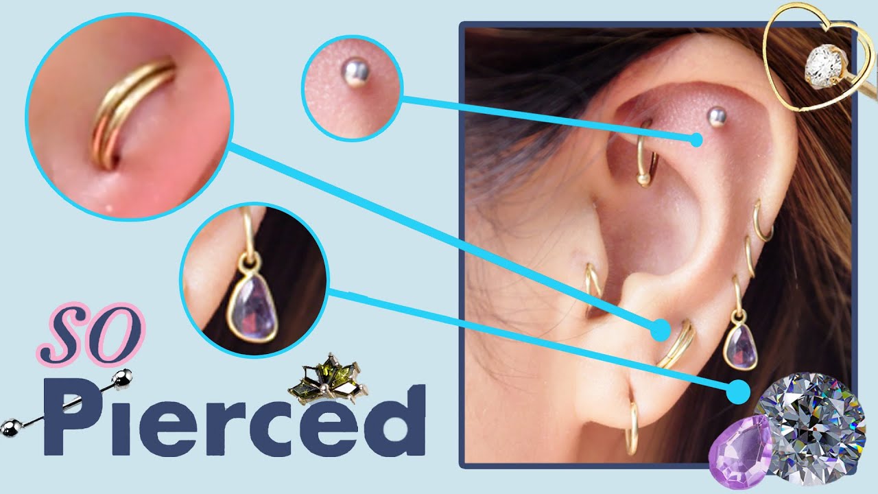 Professional Piercer Curates The PERFECT 'Gold And Diamonds' Style | So Pierced | Cosmopolitan