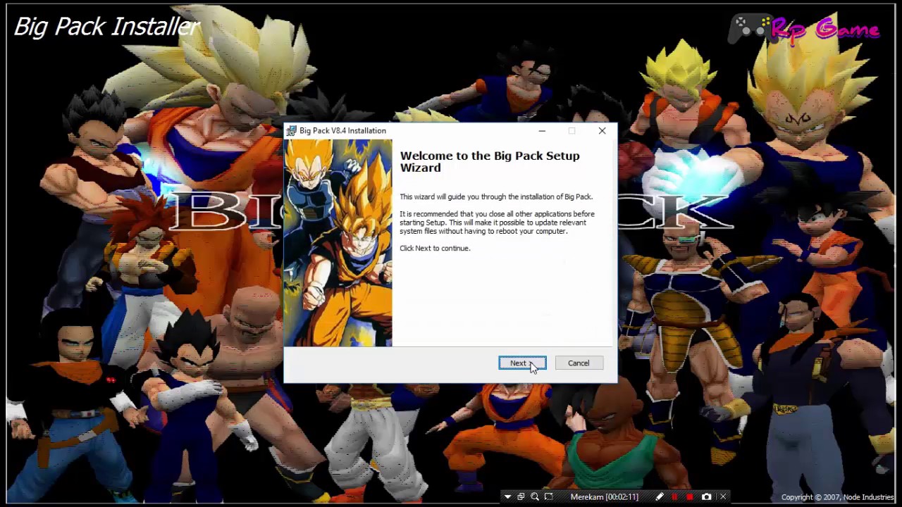 Install dragon ball z:earth special forces ,ECX RC2 , Big Pack 8.4