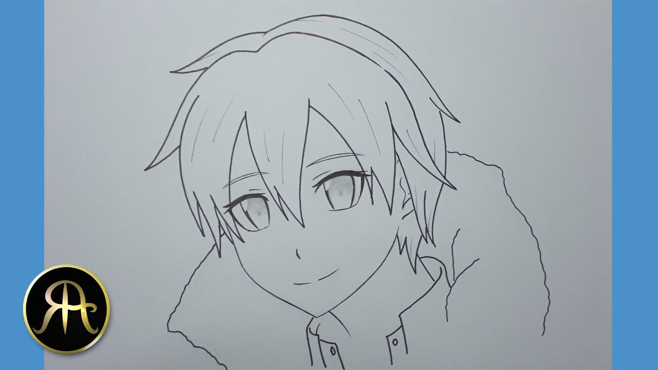 How to draw Kirito | Sword art online | Step by step tutorial | Easy anime drawing
