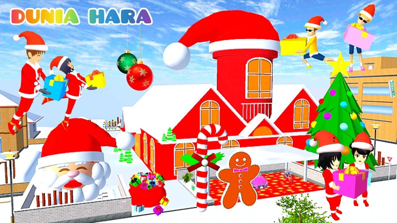 Wow Rumah Yuta Jadi Rumah Santa Claus 😱 | Mio Dapat Kado dr Sinterklas Palsu 😱 | Sakura Christmas