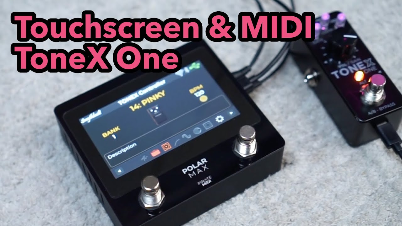 Сенсорный экран и MIDI #tonexone &mdash; пошаговое руководство по Polar Max