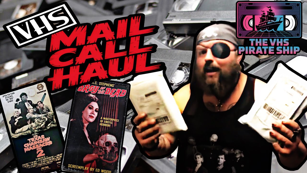 VHS Tape Mail Call Haul. The Texas Chainsaw Massacre Part 2 and Orgy of the Dead. Unboxing Fun