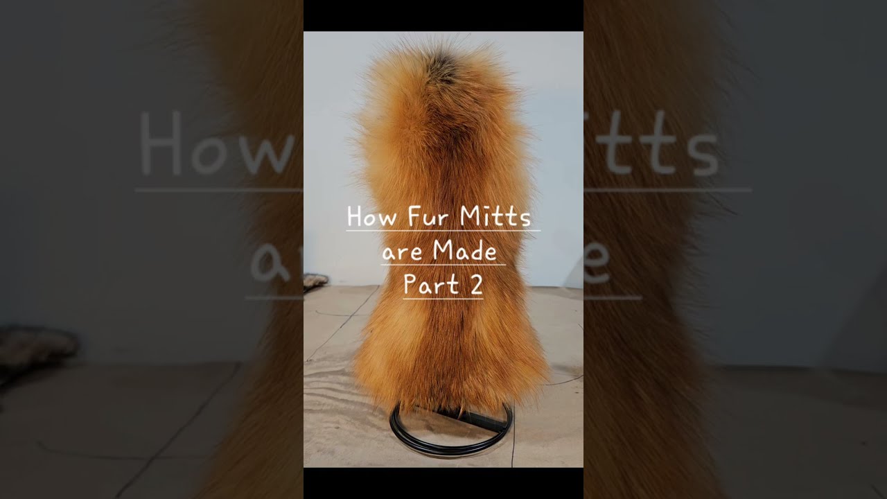 How to Make Fur Mitts Part 2  Any fur works
